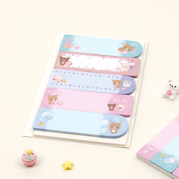 San-x Rilakkuma Index Sticky Notes - Happy Day