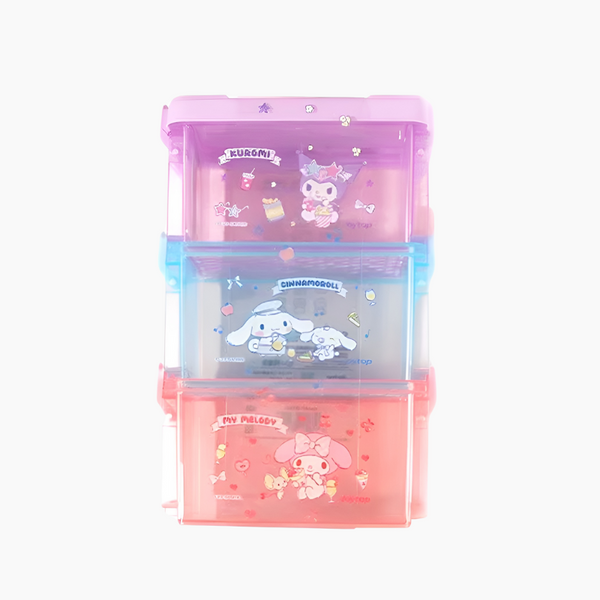 Stackable Sanrio Storage Boxes - Set of 3