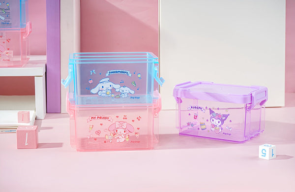 Stackable Sanrio Storage Boxes - Set of 3