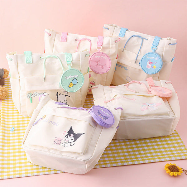 Sanrio Character Tote Bag with Mini Pouch - Limited Edition