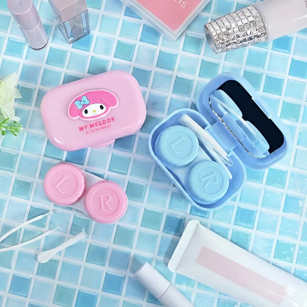 Sanrio Characters Contact Lens Case With Mirror