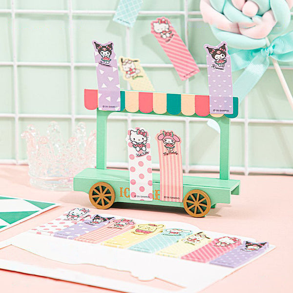 Sanrio Characters Index Sticky Notes - Ice Cream Truck