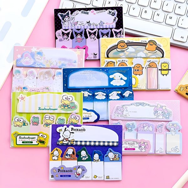 Sanrio Characters Index Sticky Notes Set