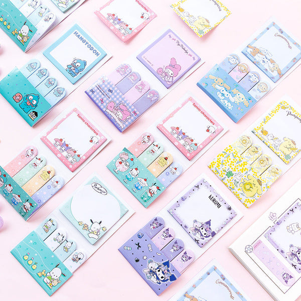 Sanrio Characters Large Sticky Notes Set - Sweet Life