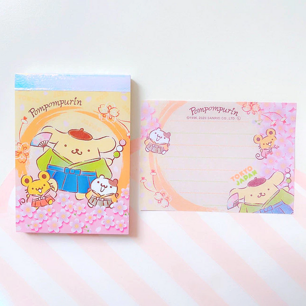 Sanrio Characters Memo Pad - Sakura Hana