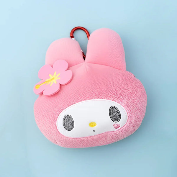 Sanrio Characters Mini Plush Clip-On Pouch