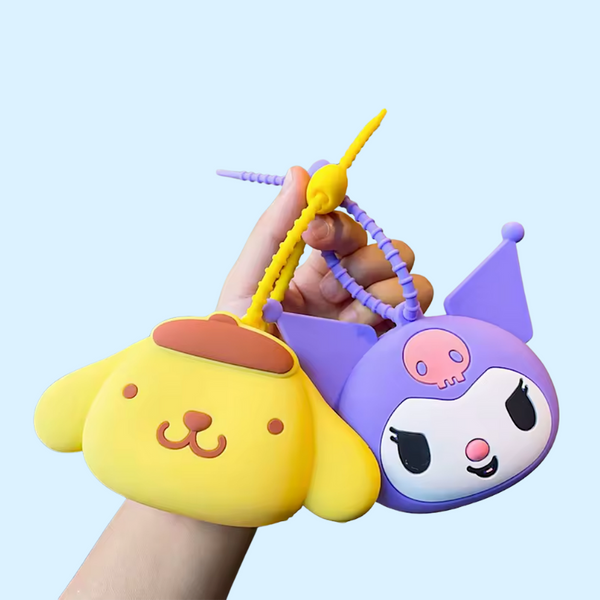 Sanrio Characters Mini Silicone Charm Pouch