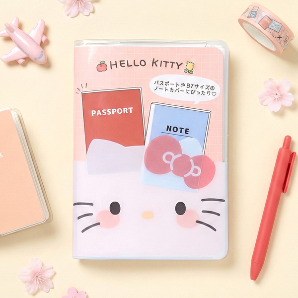 Sanrio Characters Passport Cover - Hello Kitty