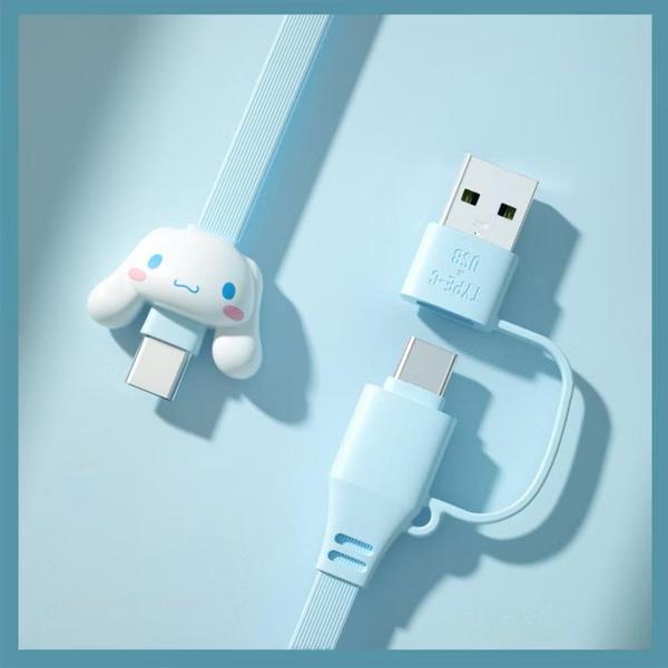 Sanrio Characters Type-C & USB Fast Charging Cable