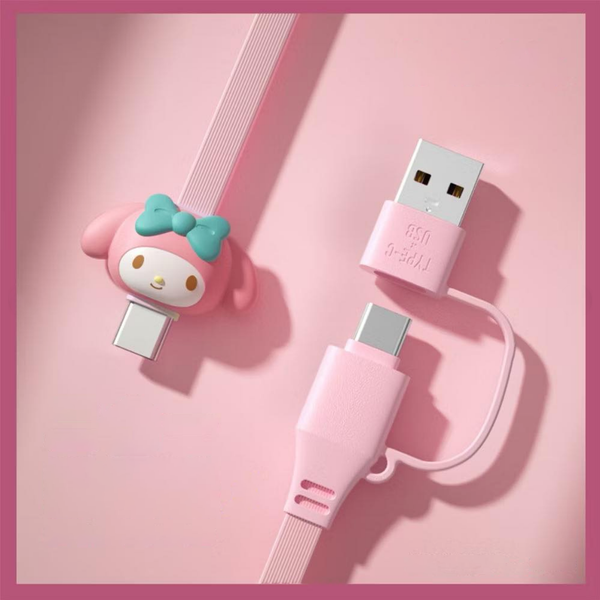Sanrio Characters Type-C & USB Fast Charging Cable