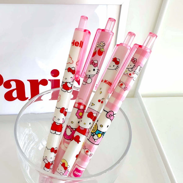 Sanrio Hello Kitty Gel Pen - Set of 4