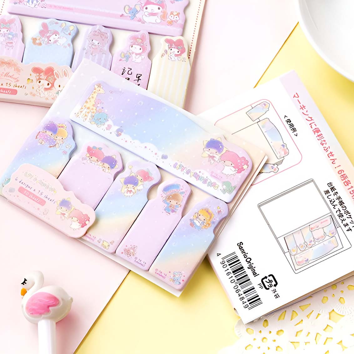 Label Note Sanrio Sanrio Index Sticky Notes – Kawaii Stationery Shop