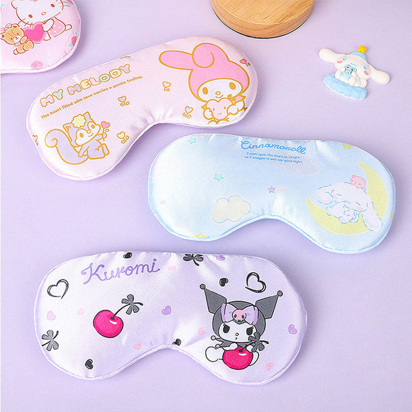 Sanrio Kawaii Bedtime Silk Eye Mask