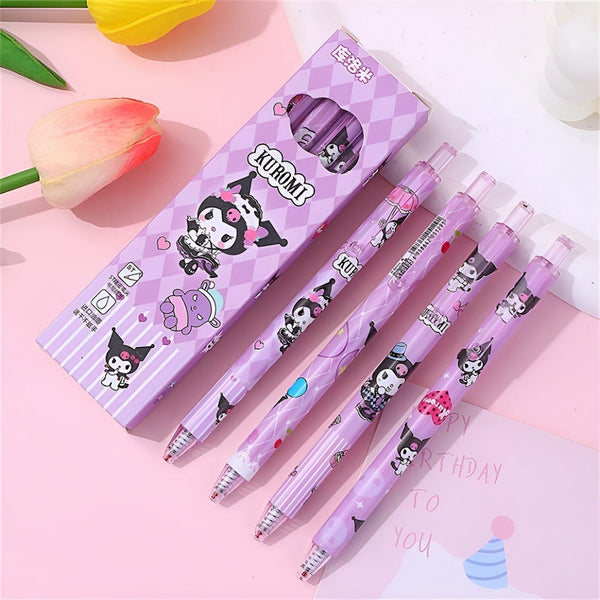 Sanrio Kuromi Gel Pen - Set of 4