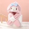Sanrio Plush Hooded Scarf with Ears - My Melody