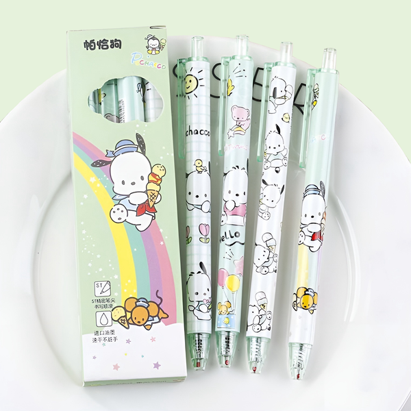 Sanrio Pochacco Gel Pen - Set of 4