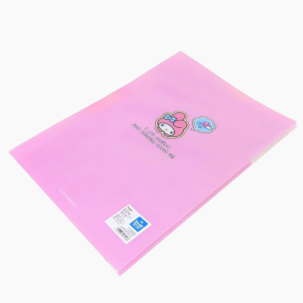 Sanrio Retro Pop Y2K Clear Folder With Dividers - My Melody