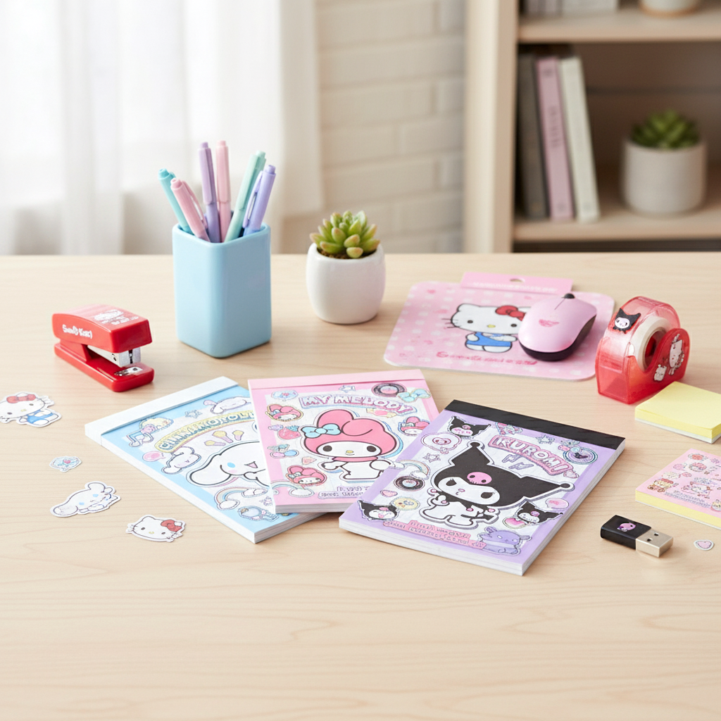 Sanrio Retro Pop Y2K Memo Pad – Kawaii Stationery Shop