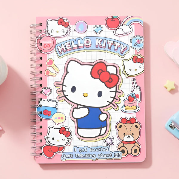 Sanrio Retro Pop Y2K Ring Notebook - Hello Kitty