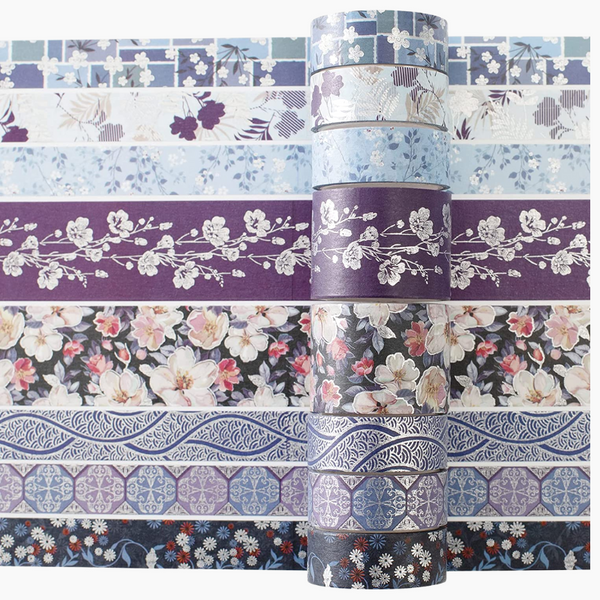 Shades Of Blue Washi Tape Set