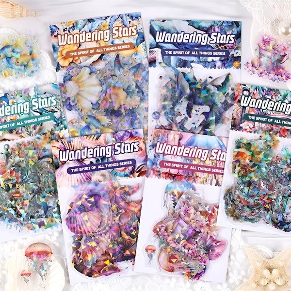 Shimmering Sea Wonders Stickers - Limited Summer Edition