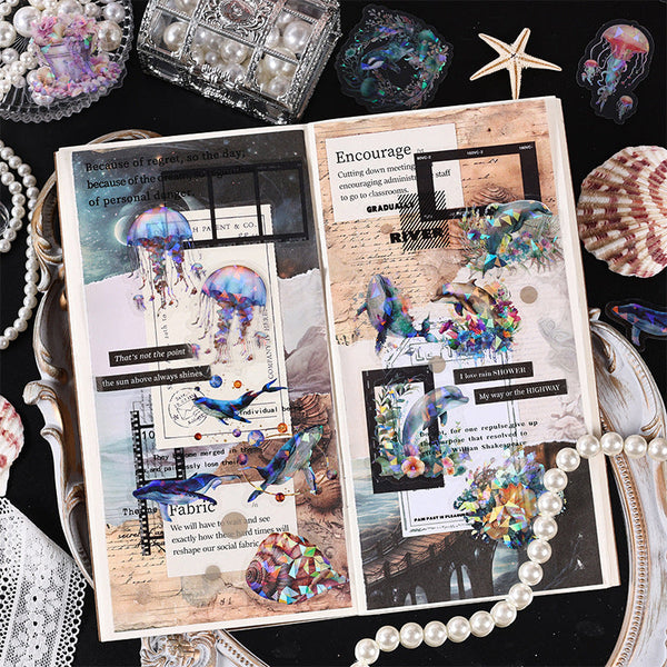 Shimmering Sea Wonders Stickers - Limited Summer Edition