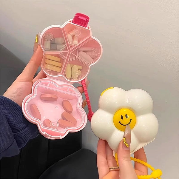 Smiley Bloom Pill Box