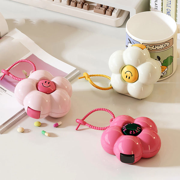 Smiley Bloom Pill Box
