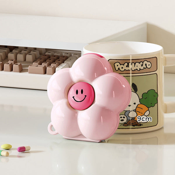 Smiley Bloom Pill Box