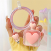 Soft Silicone Harajuku Heart iPhone Charger Case