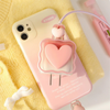 Soft Silicone Harajuku Heart iPhone Charger Case