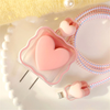 Soft Silicone Harajuku Heart iPhone Charger Case