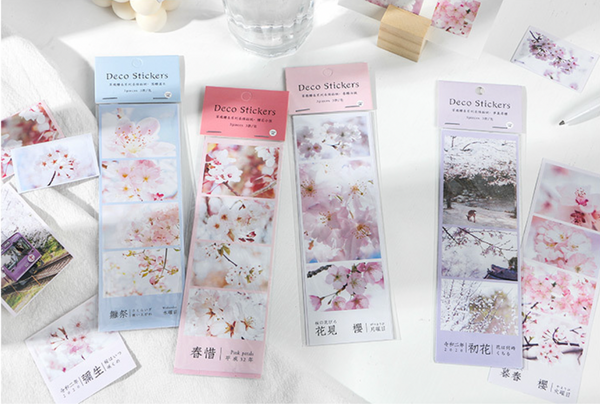 Spring Cherry Blossom Hanami Deco Stickers