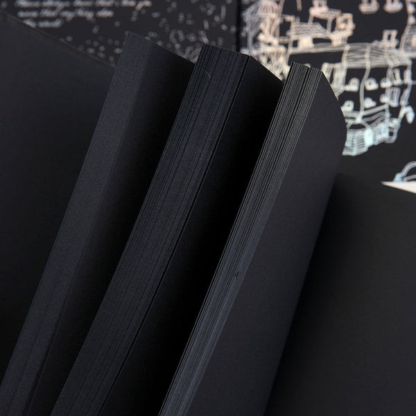 Starry Sky Black Paper Notebook