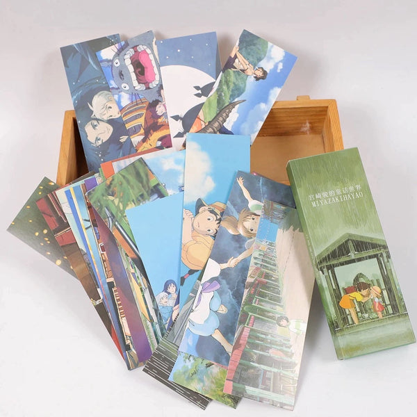 Studio Ghibli Bookmarks - Set of 30