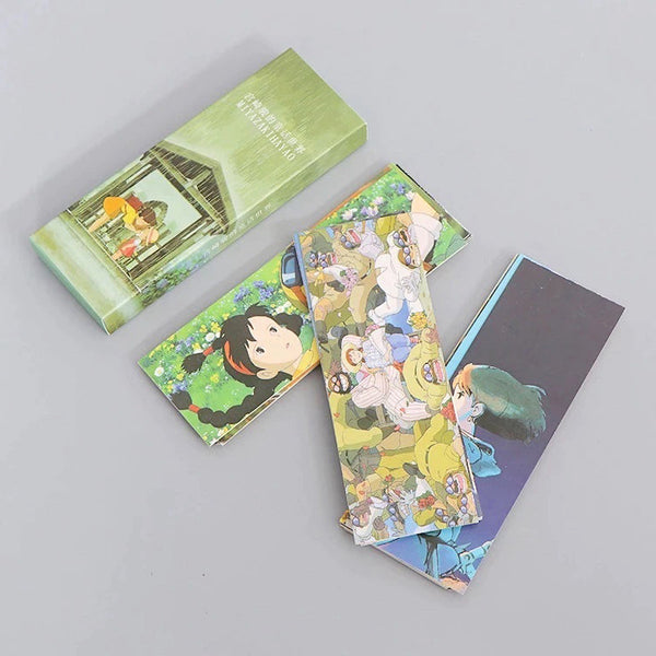 Studio Ghibli Bookmarks - Set of 30