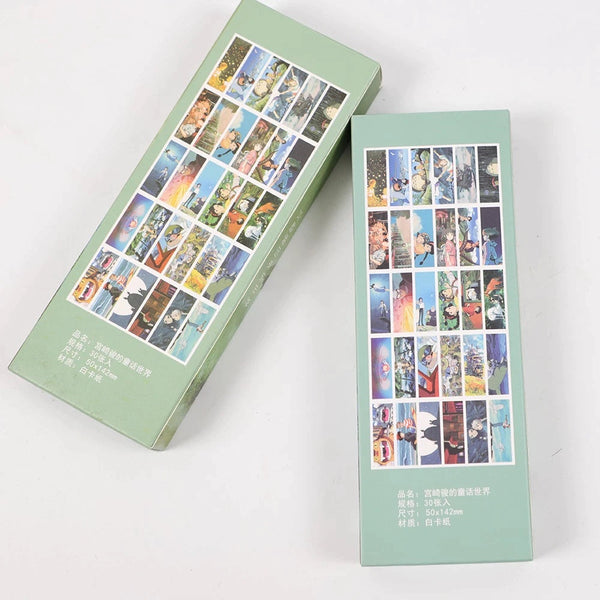 Studio Ghibli Bookmarks - Set of 30