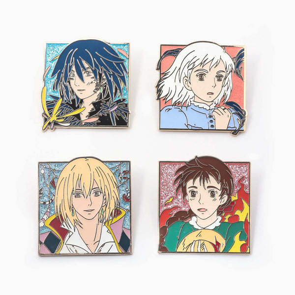 Studio Ghibli Portraits: Howl's Collection Pins