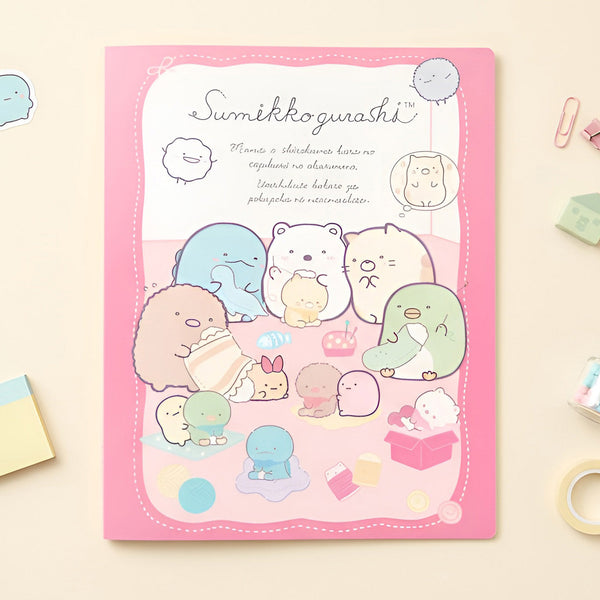 Sumikko Gurashi B5 Binder - Pink