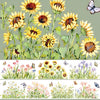Flowering Shrubs Clear Masking Tape - Extra Wide