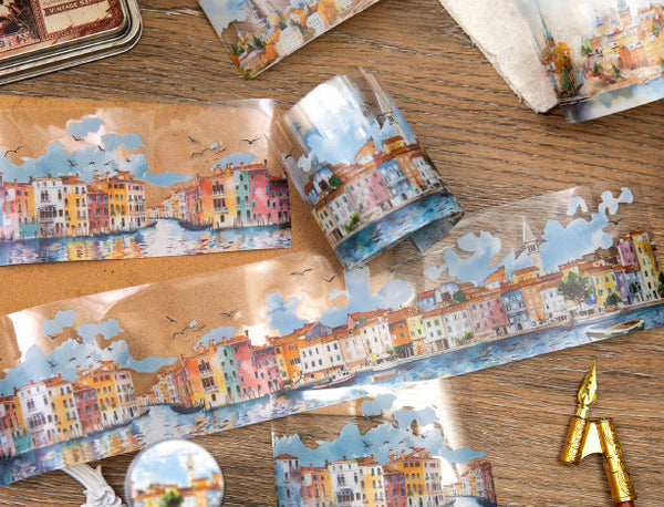 Summer In Europe Clear Washi Tapes