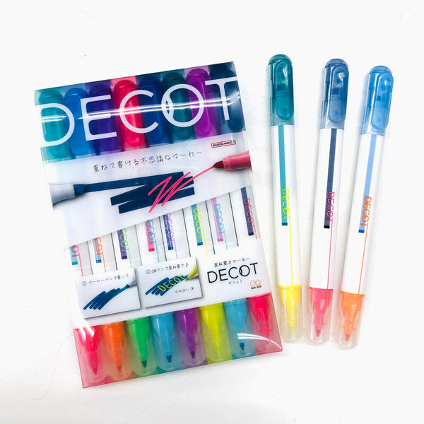 Sun-Star Decot 3 Double-Sided Color Changing Marker - LAST STOCK