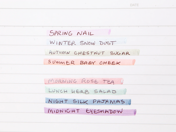 Sun-Star Kirabi Color Marker With Glitter - Celestial Hues