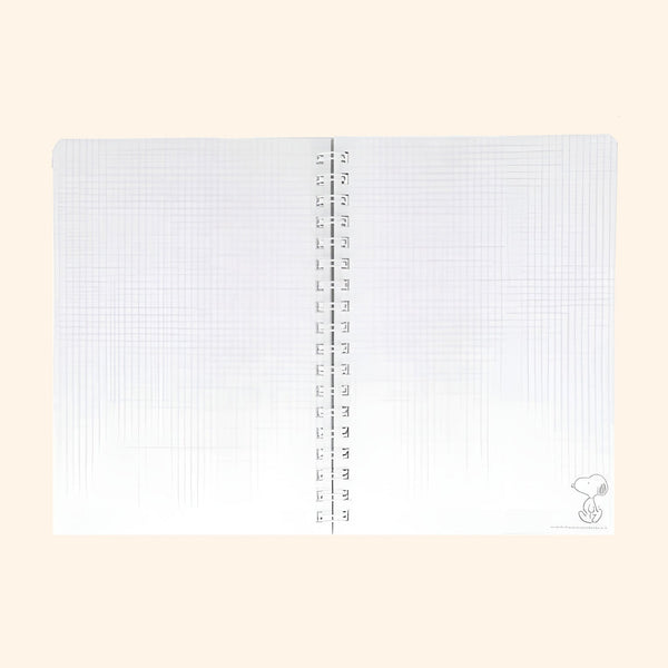 Sun-Star Peanuts Notebook - Snoopy Is The World Famous Beagle - Light Pink - Limited Edition