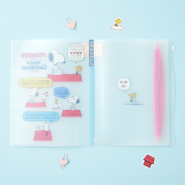 Sun-Star Peanuts Snoopy Clear Book - A4 - Beige - Limited Comics Edition