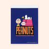 Sun-Star Peanuts Snoopy Memo Pad - Dark Blue - New Limited Edition
