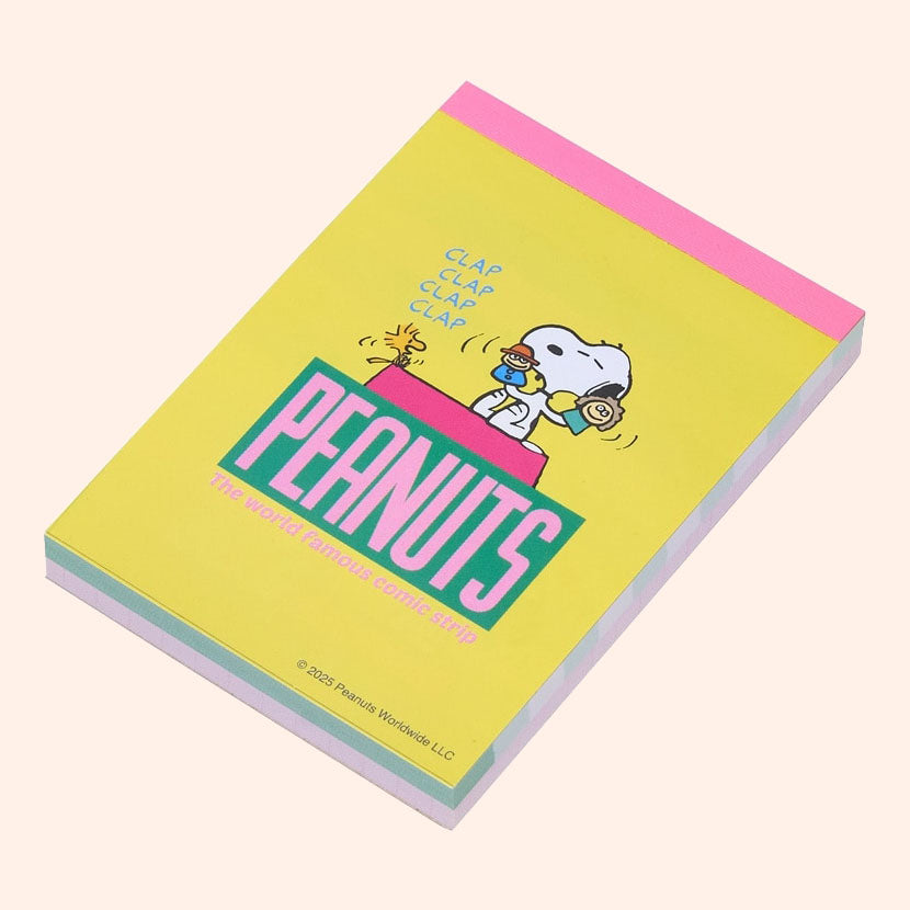 Sun-Star Peanuts Snoopy Memo Pad - Yellow - New Limited Edition ...