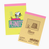 Sun-Star Peanuts Snoopy Memo Pad - Yellow - New Limited Edition