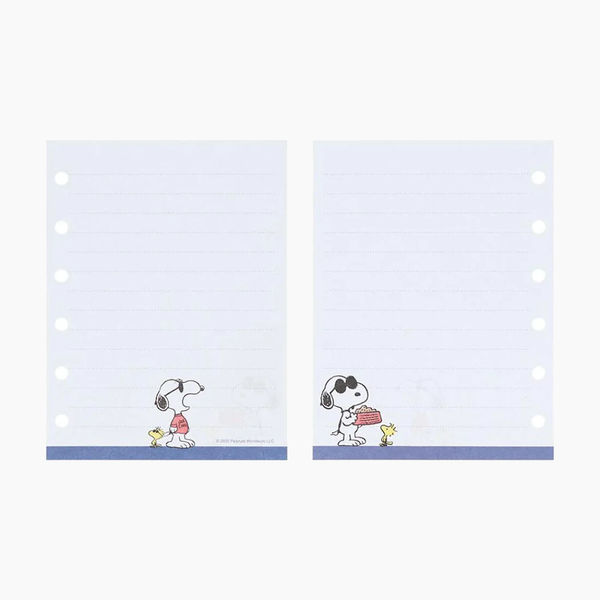 Sun-Star Peanuts Snoopy Notepad - Dark Blue - Limited Edition