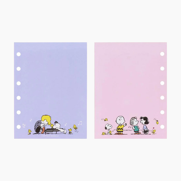 Sun-Star Peanuts Snoopy Notepad - Light Pink - Limited Edition